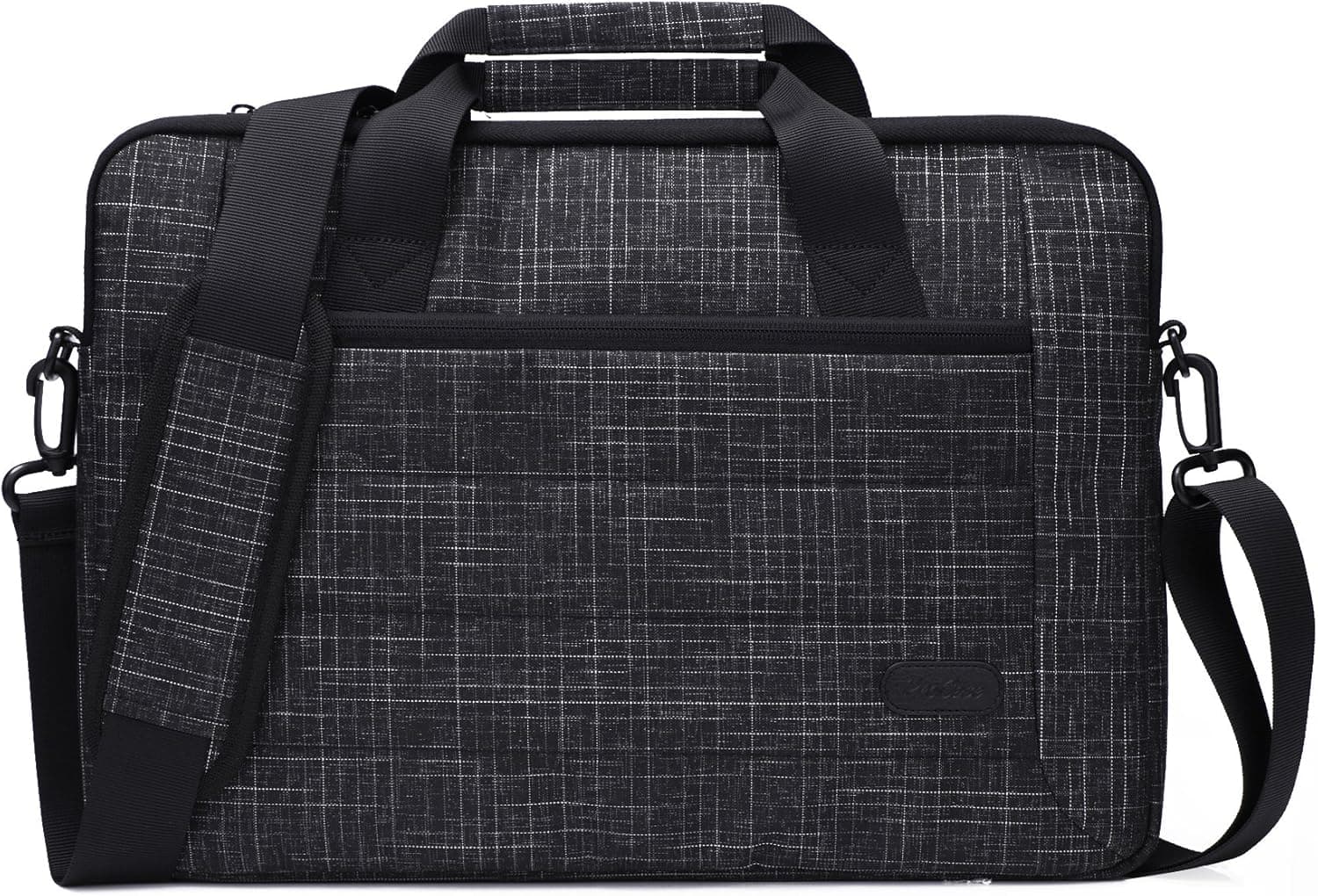 Procase 11-12.9 Inch Sleeve Case Bag Compatible for Tablet Laptop Ultrabook MacBook Chromebook Surface Pro X Notebook Acer Asus Dell HP Lenovo Galaxy with Handle Carrying Shoulder Strap -Black Plaid