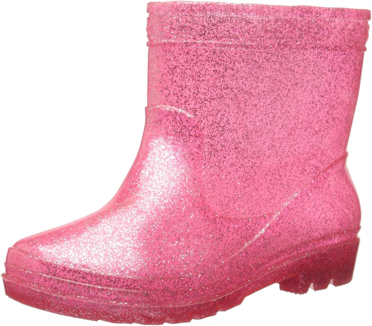 A.O.R. Toddler & Little Girls Pink Glitter Rain Boots