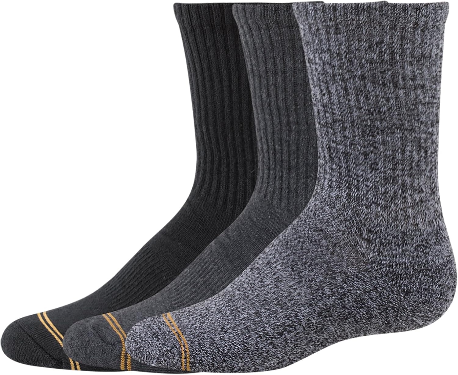 Gold Toe boys Bomber Crew Socks, 3 Pairs