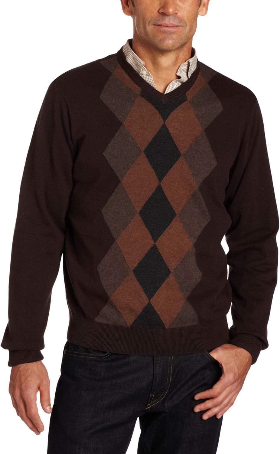 Van Heusen Men's Argyle Sweater
