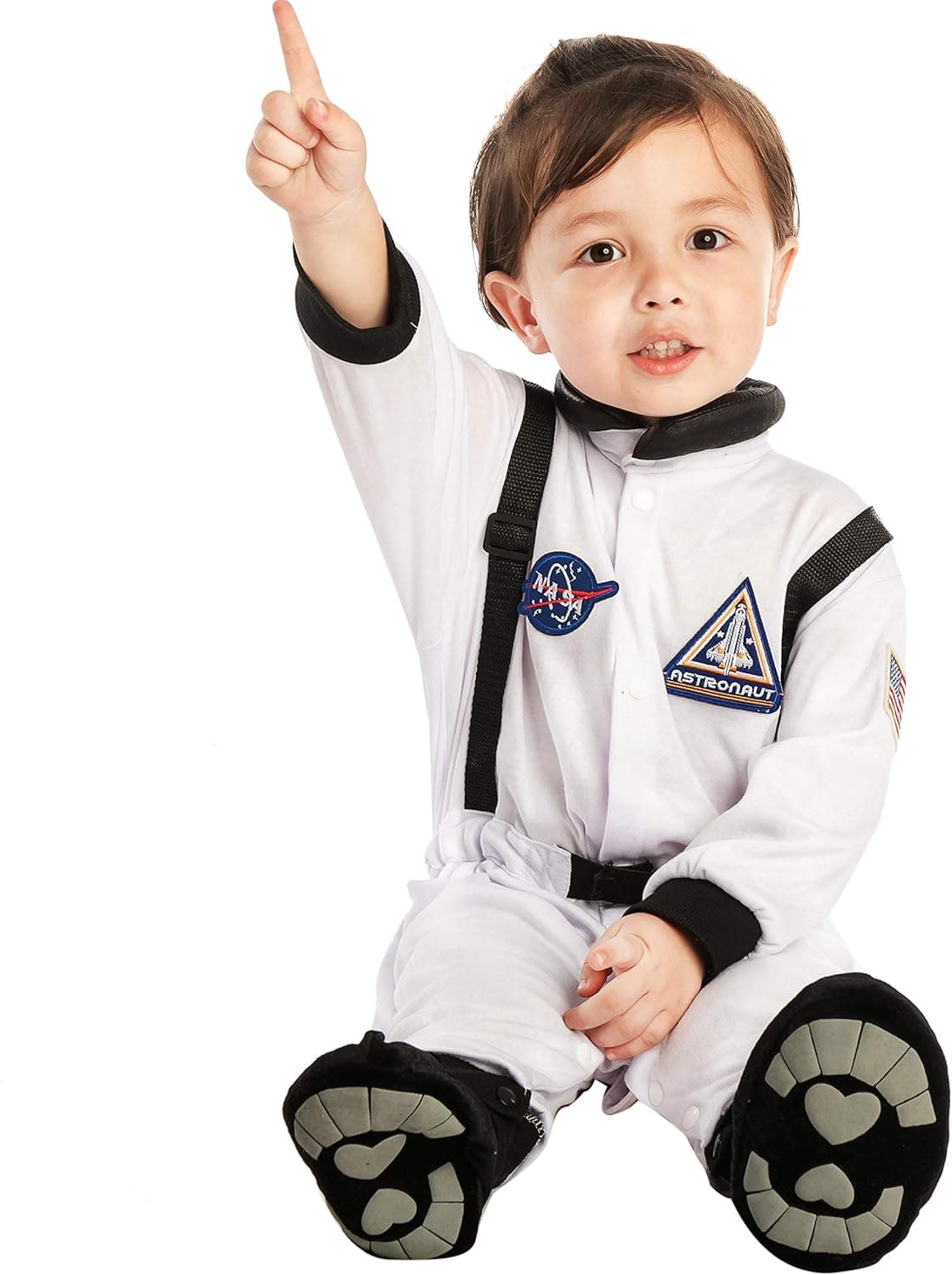 Spooktacular Creations Baby Astronaut NASA Pilot Costume for Infant Halloween Trick or Treating, Space Dress-up Parties, Pretend Play Costume.