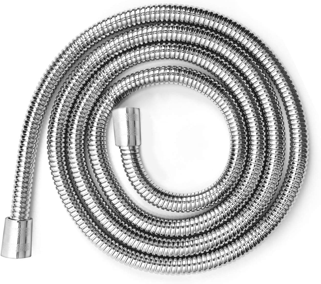 PRUGNA 81-Inch Stainless Steel Shower Hose with Solid Brass Conical Nut