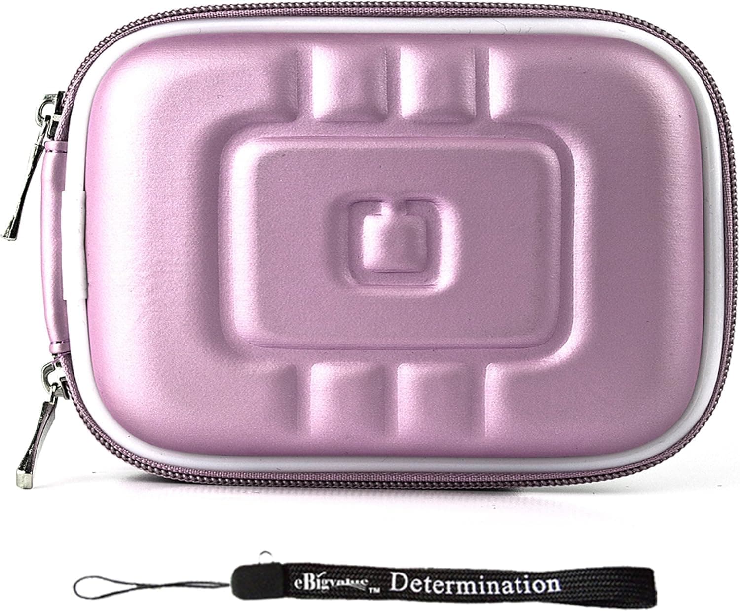 Purple Eva Durable Protective Cover Cube with Mesh Pocket for Sony Cybershot Point and Shoot Digital Camera