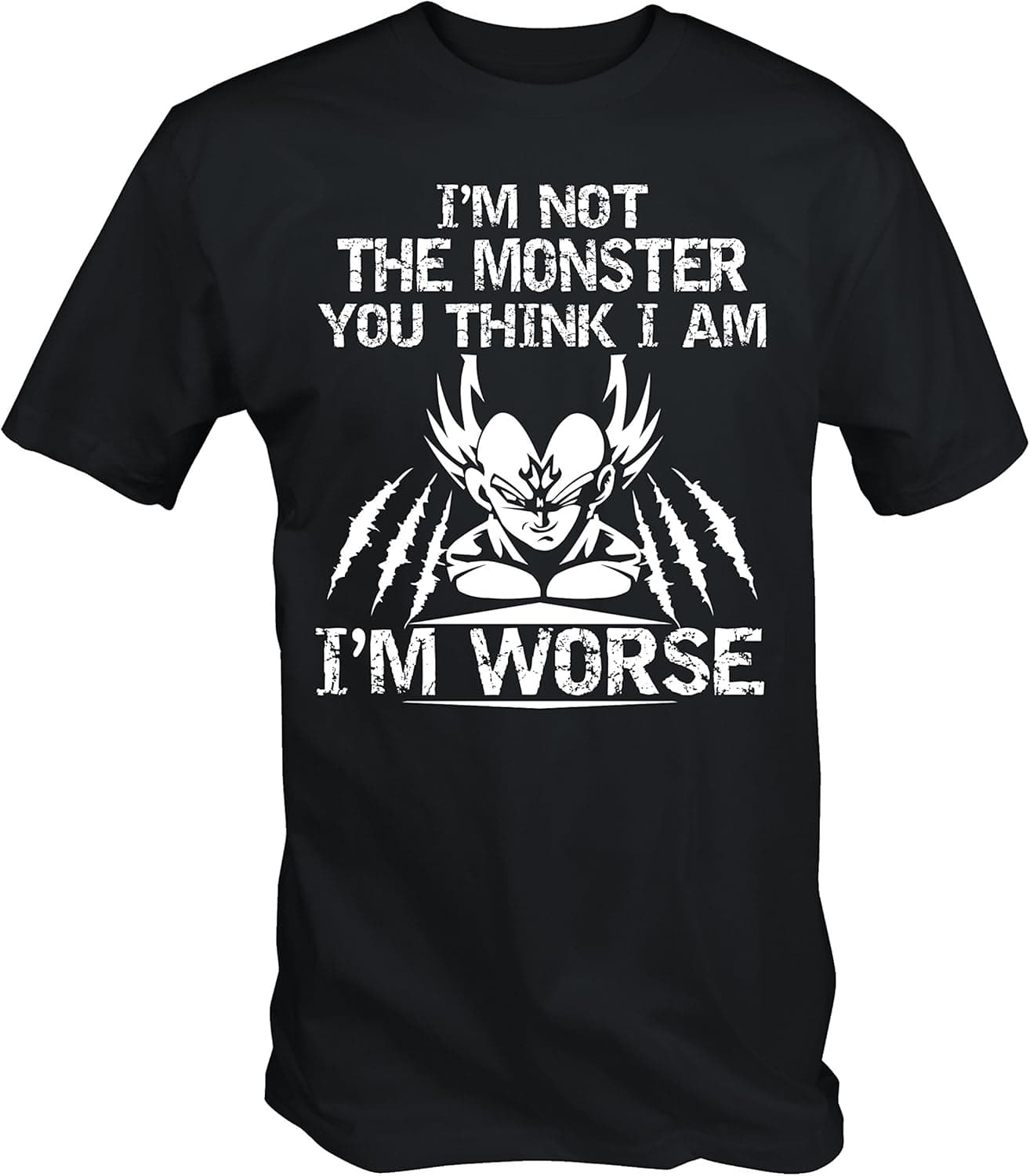 6TN Mens I'm Worse T Shirt (Small Black)