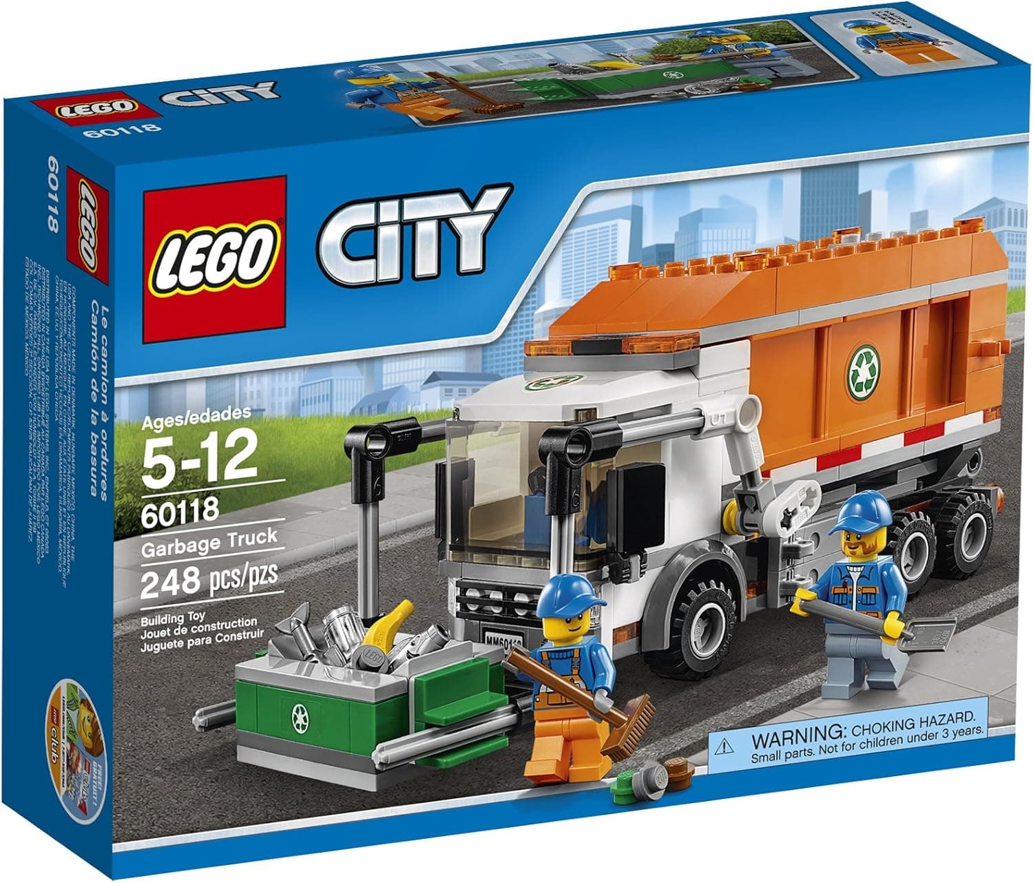 LEGO City Great Vehicles Garbage Truck (248 Piece)