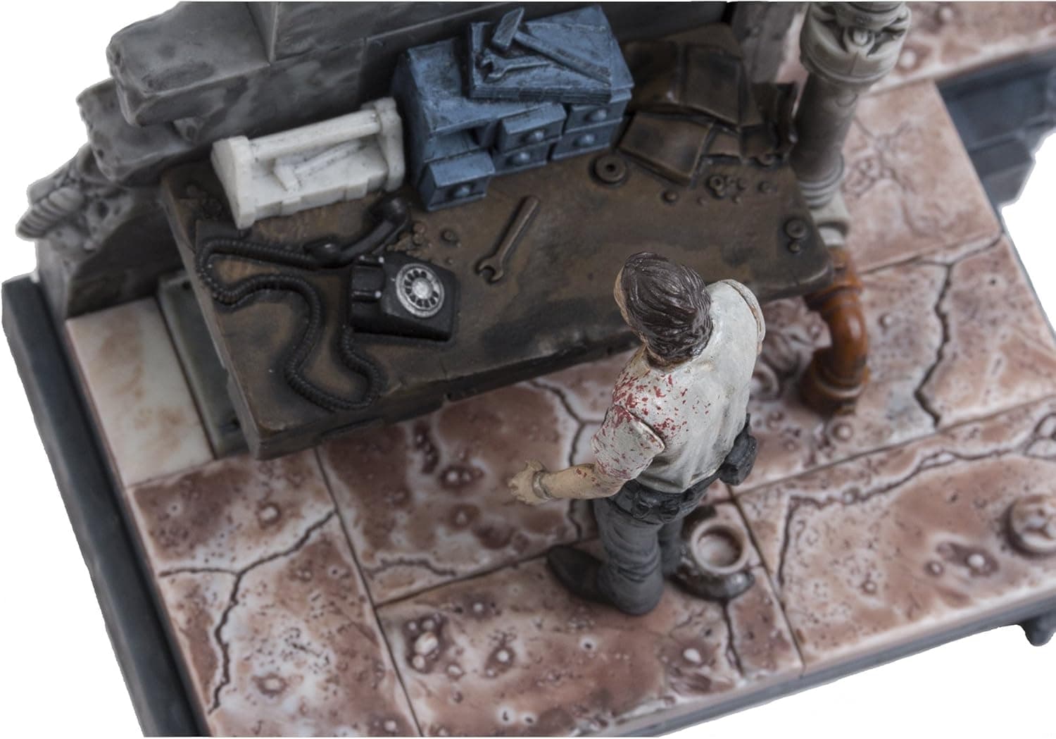 McFarlane Toys Construction Sets, The Walking Dead TV Prison Boiler Room, Play Set