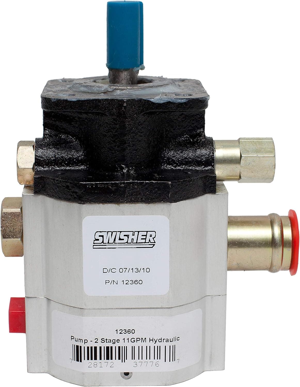 Swisher 12360 Counter Clockwise 11GPM Hydraulic 2 Stage Pump