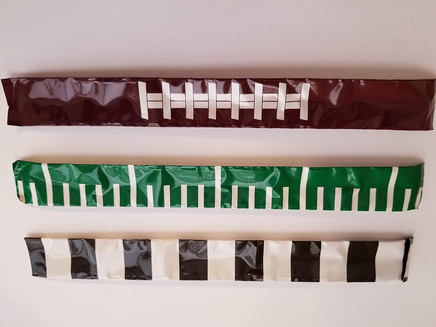 Fun Express Football Slap Bracelets - 12 Pieces - Sports Big Game Party Favors