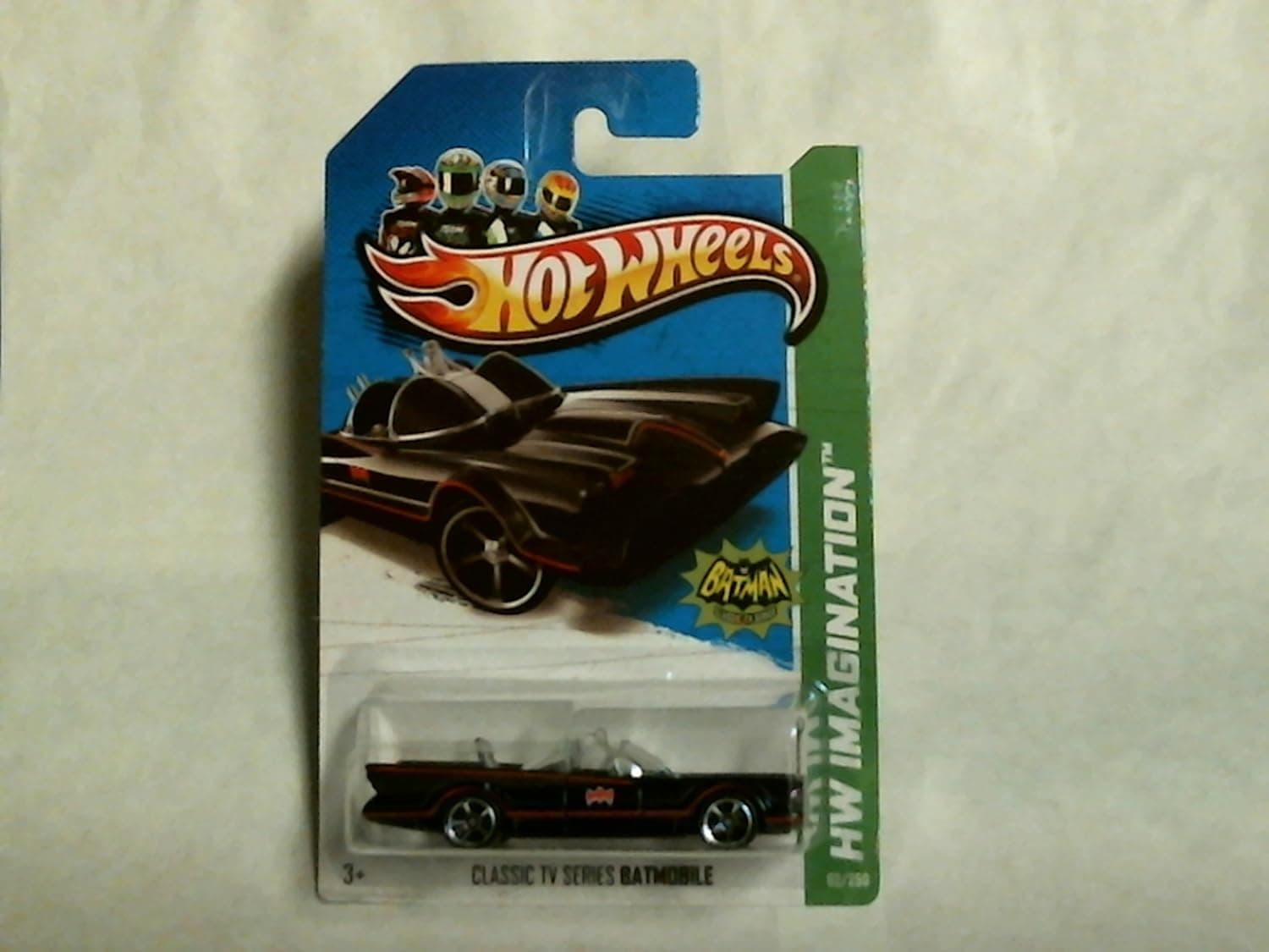 Hot Wheels 2013 Imagination Batman Classic TV Batmobile 62/250 X1710 Adam West