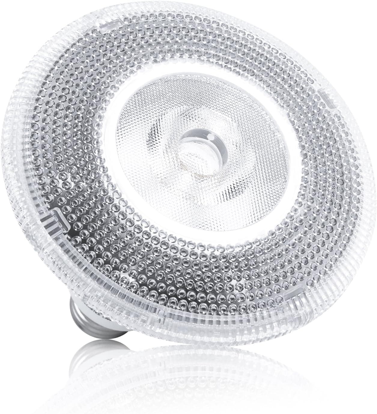 (Case of 4) TCP LED17P38D30KNFL 17W LED PAR38 in Warm White (3000K) Dimmable, Shatterproof, Instant On, 120V, Narrow Flood - 25° Beam Angle, ENERGY STAR Rated with E26 Base and a White Housing