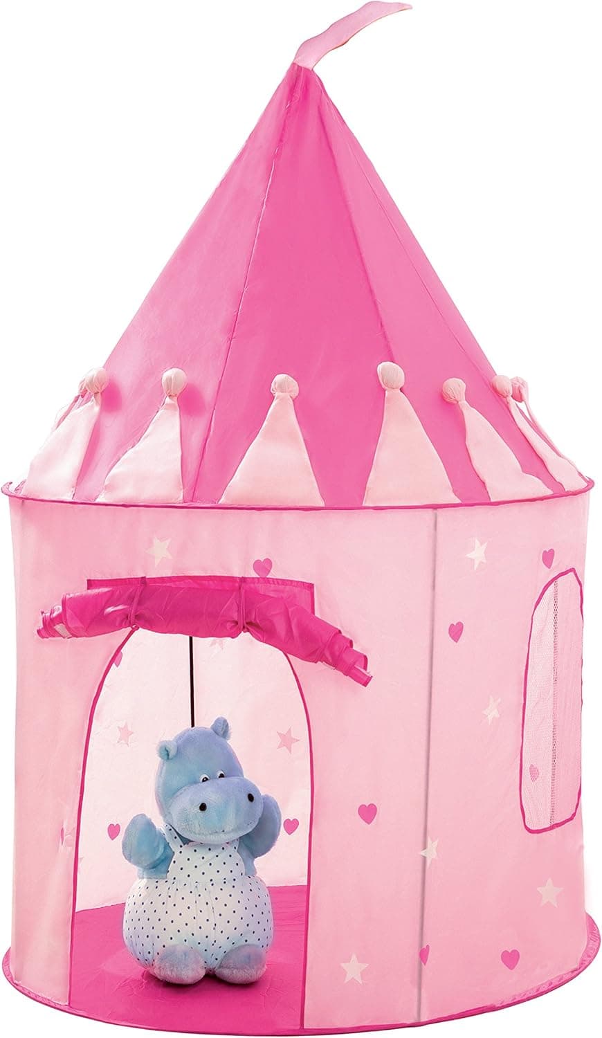 Dress Up America Girls Pink Princess Castle Tent