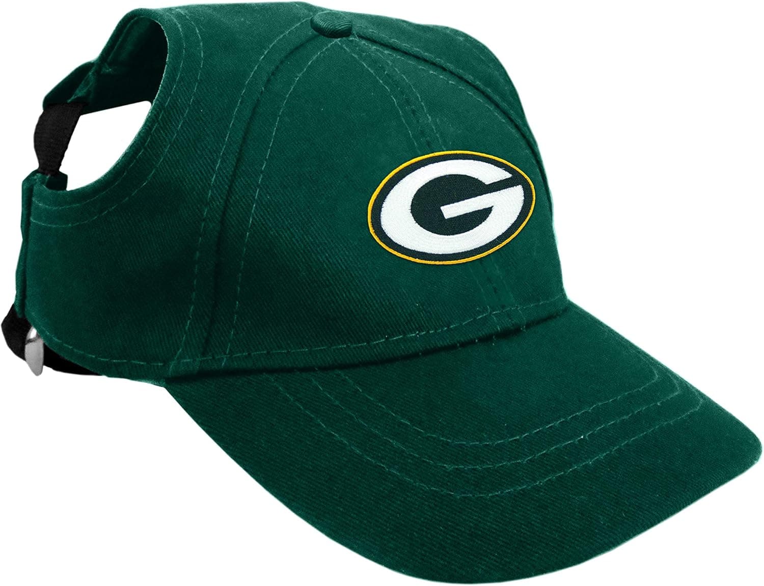 Littlearth NFL Unisex-Adult NFL Green Bay Packers Pet Baseball Hat