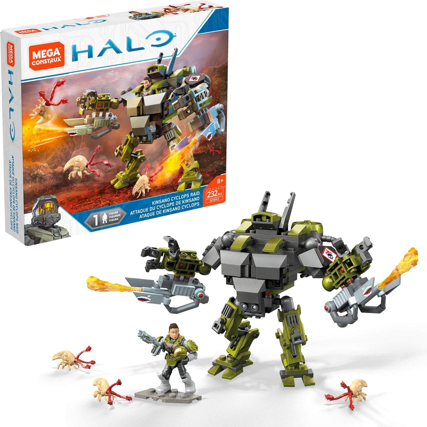 Mega Construx Halo Kinsano Cyclops Raid