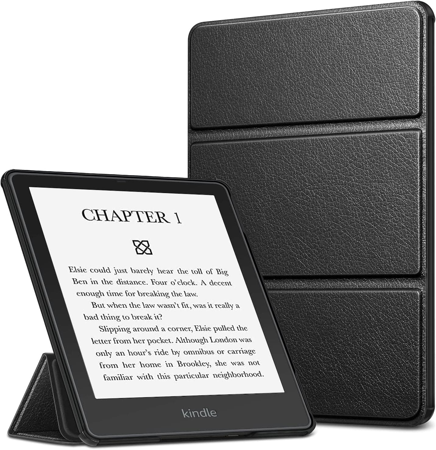Fintie Trifold Case for 6.8" Kindle Paperwhite (11th Generation-2021) and Kindle Paperwhite Signature Edition - Ultra Lightweight Slim Shell Stand Cover Auto Wake/Sleep, Black