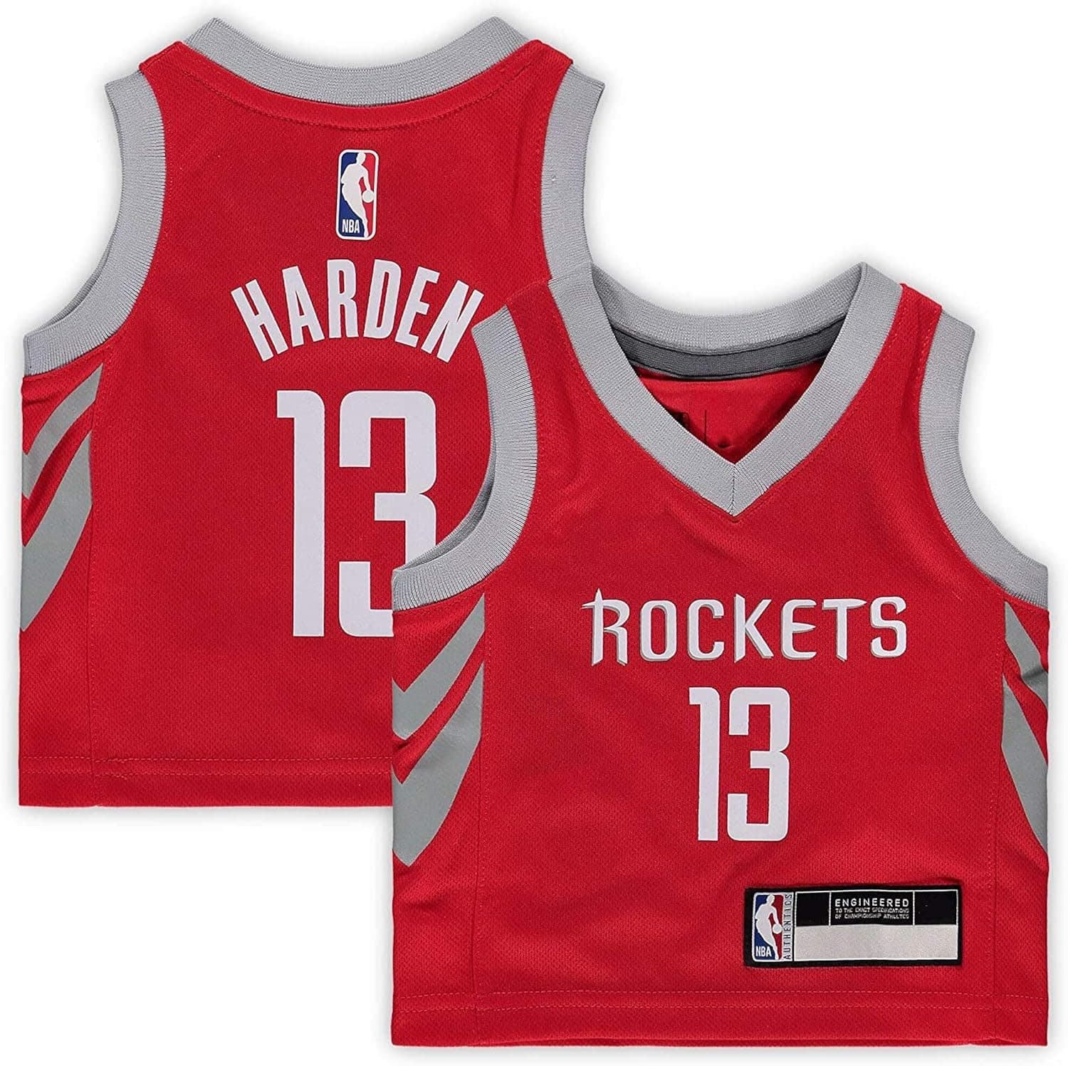 Outerstuff James Harden Houston Rockets #13 Kids 4-7 Red Replica Icon Road Player Jersey