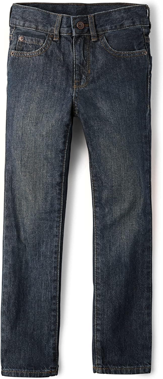 The Children's Place Boys' Basic Straight Leg Jeans