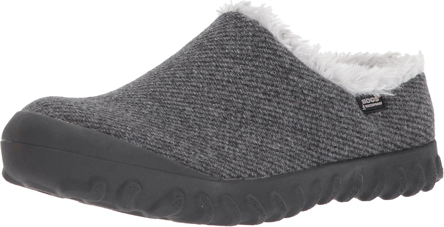 BOGS Women's Bmoc Slip on Wool Snow Boot