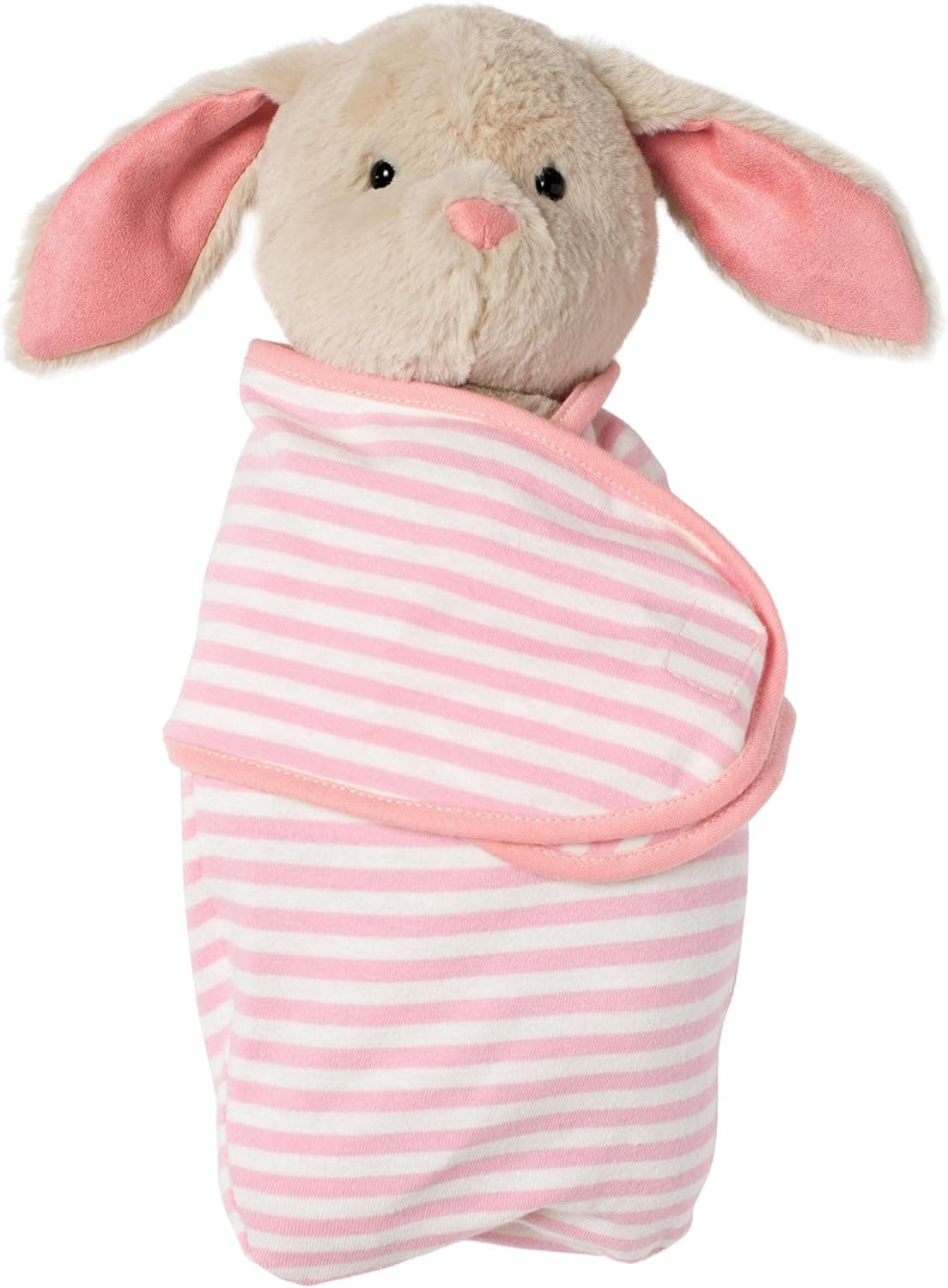 Manhattan Toy Baby Bunny Stuffed Animal with Swaddle Blanket, 11"