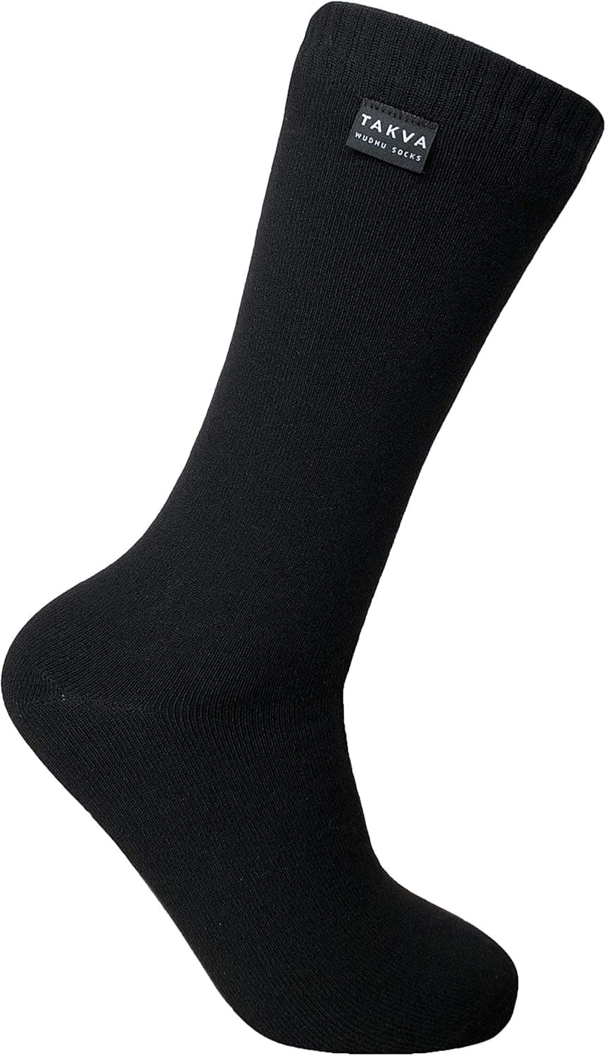 TAKVA Wudhu Socks | Bamboo Waterproof Socks Suitable for Various Outdoor Activities (Unisex)