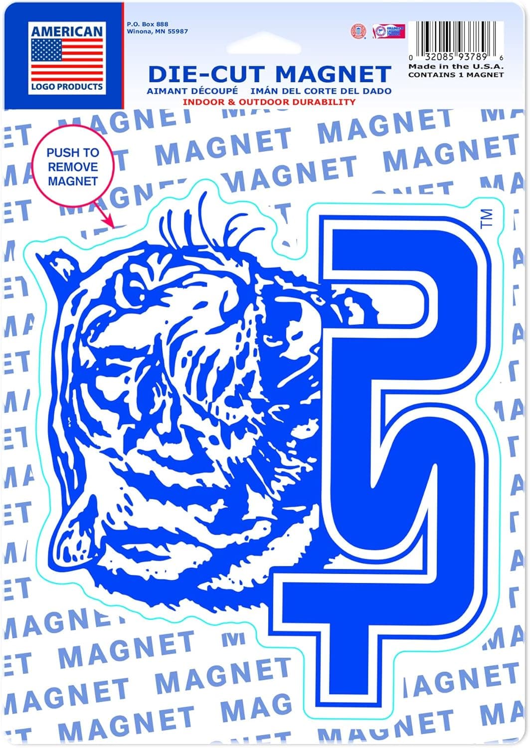 WinCraft Tennessee State Tigers Official NCAA 6" x 9" Car Refrigerator Magnet 6x9 937896