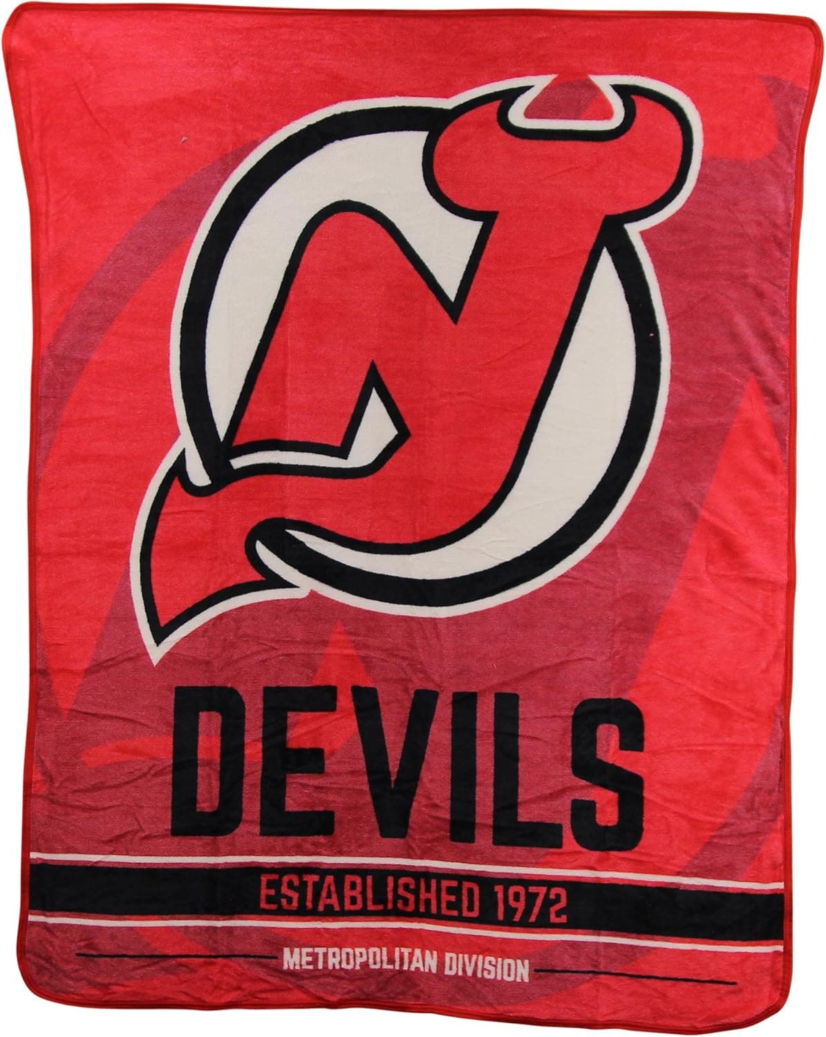 NHL Breakaway Super Soft Plush Throw Blanket (Columbus Blue Jackets)