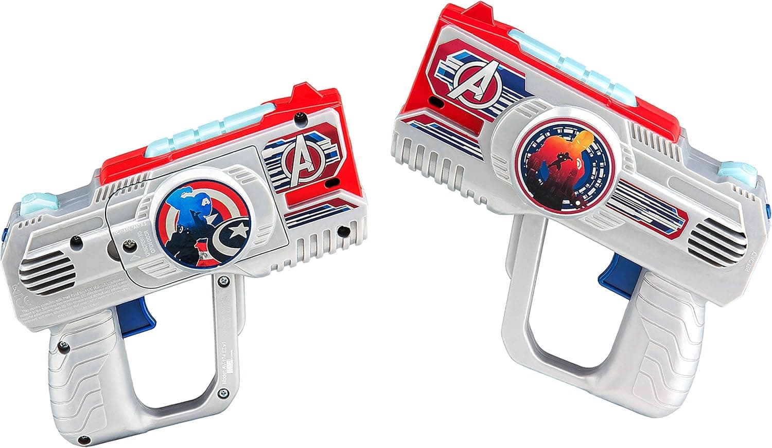 eKids Avengers Assemble Laser Tag for Kids Infared Lazer Tag Blasters Lights Up & Vibrates When Hit