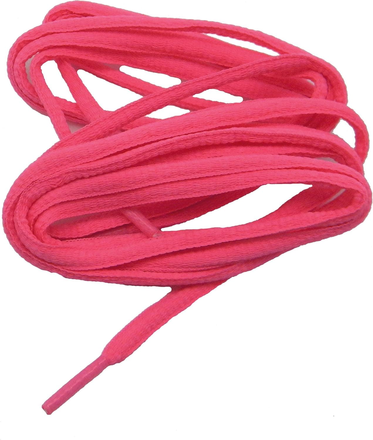 12 Pair Pack OVAL proATHLETIC(tm) 6mm Shoelaces Bulk pack Neon Pink TEAMLACES(tm) Support Cancer Awareness!
