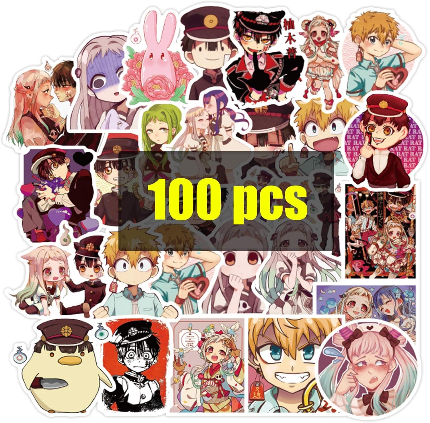 Toilet Bound Hanako kun Stickers 100pcs Toilet-Bound Hanako-kunSticker Pack