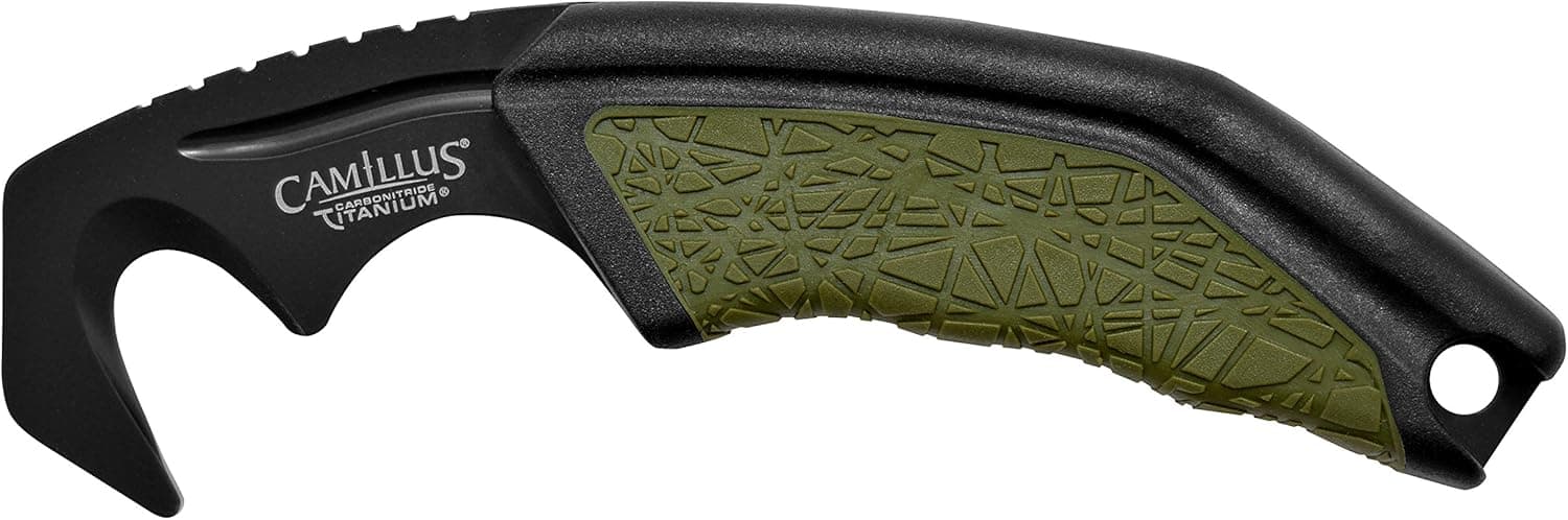 Camillus GH-6, 6-inch Gut Hook Knife, Black