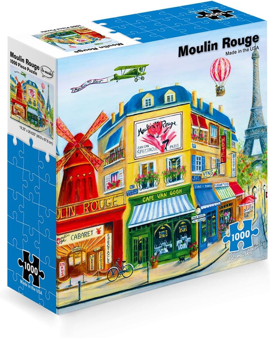 Re-marks Moulin Rouge 1000 Piece Puzzle by Re-Marks