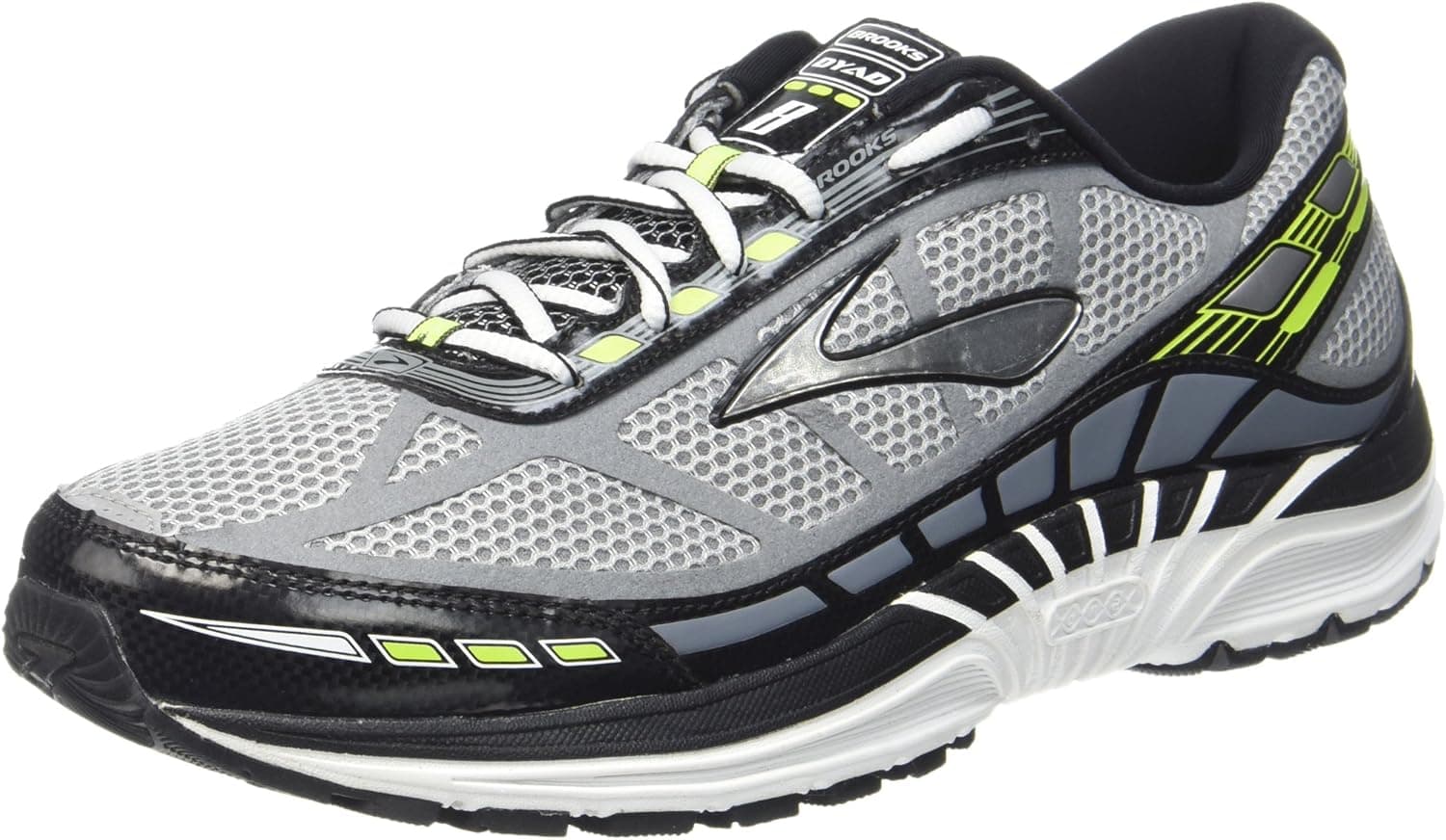 Brooks Men's Dyad 8 River Rock/Black/Nightlife 10.5 2E
