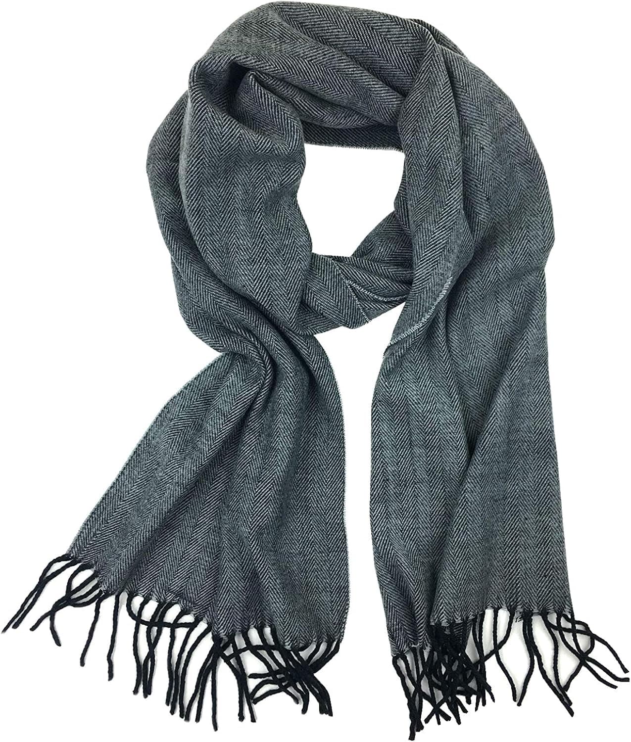 YATEEN Men's Soft Classic Cashmere Feel Winter Scarf