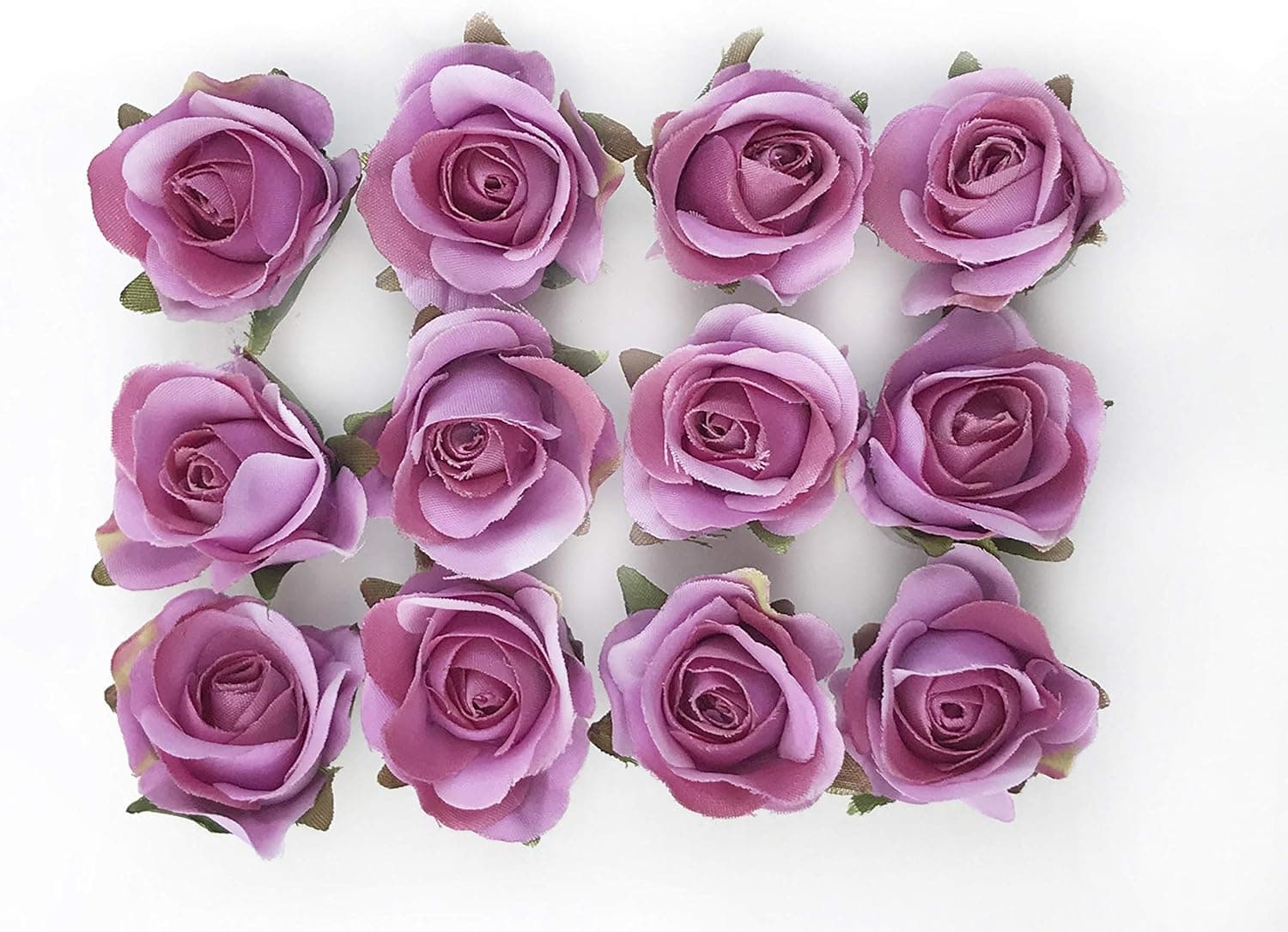 Tassel Toppers Peel and Stick Flat Back Roses for Grad Cap Decoration - Assorted Colors - Flowers, Floral Stickers, Adhesive Backed Roses (Light Purple)