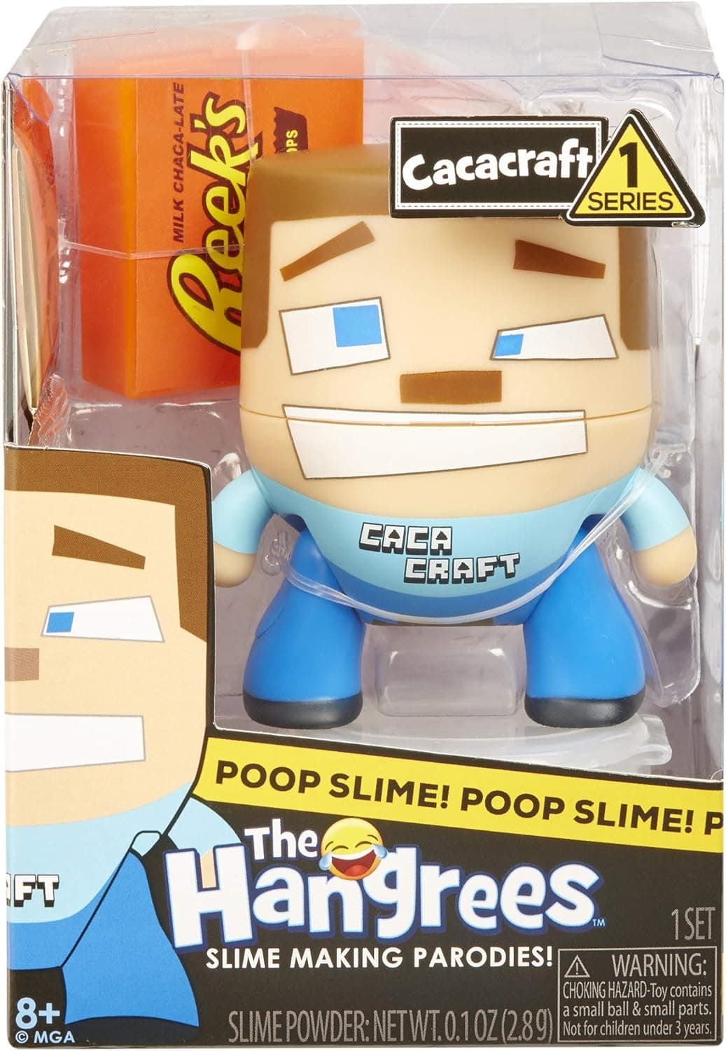 Hangrees The Cacacraft Collectible Parody Figure with Slime