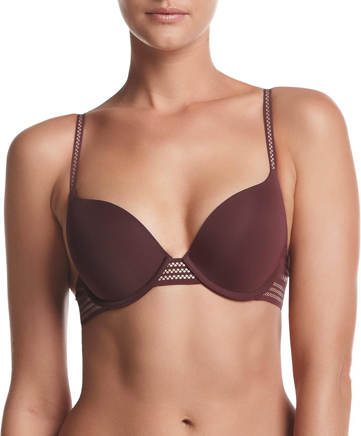 DKNY Women's Essential Microfiber Custom Lift Underwire Bra
