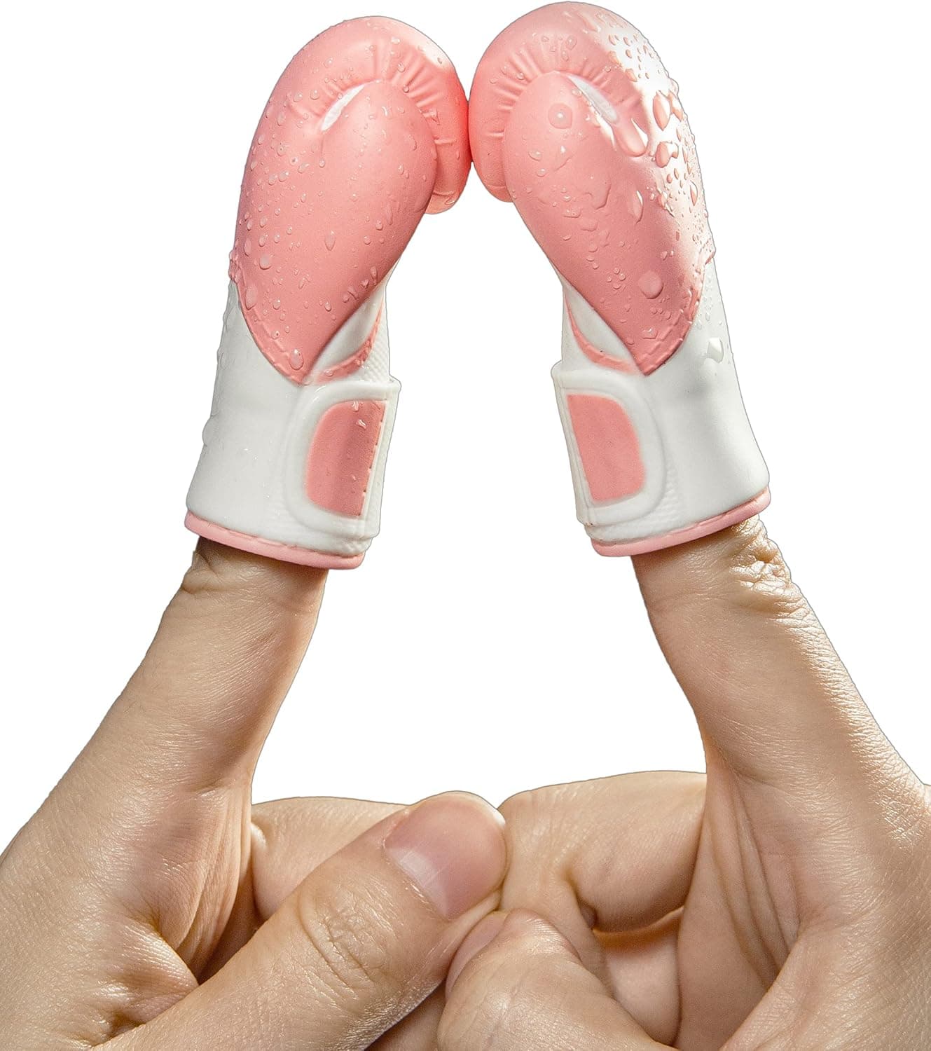 AQKILO Tiny Hands (Boxing Gloves Mini) Knock Out Your Stress! Weird Stuff Random White Elephant Gifts, Pink - 2 Pcs