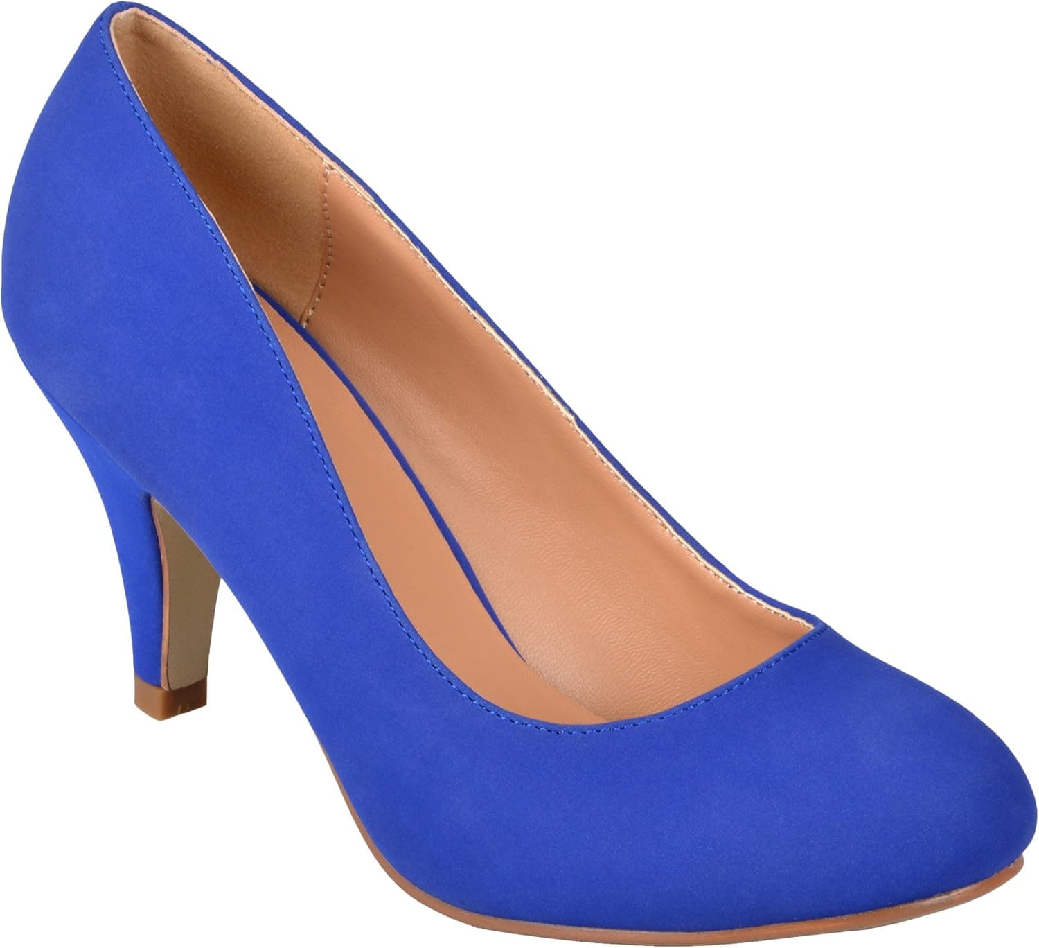 Journee Collection Womens Round Toe Solid Color Pumps