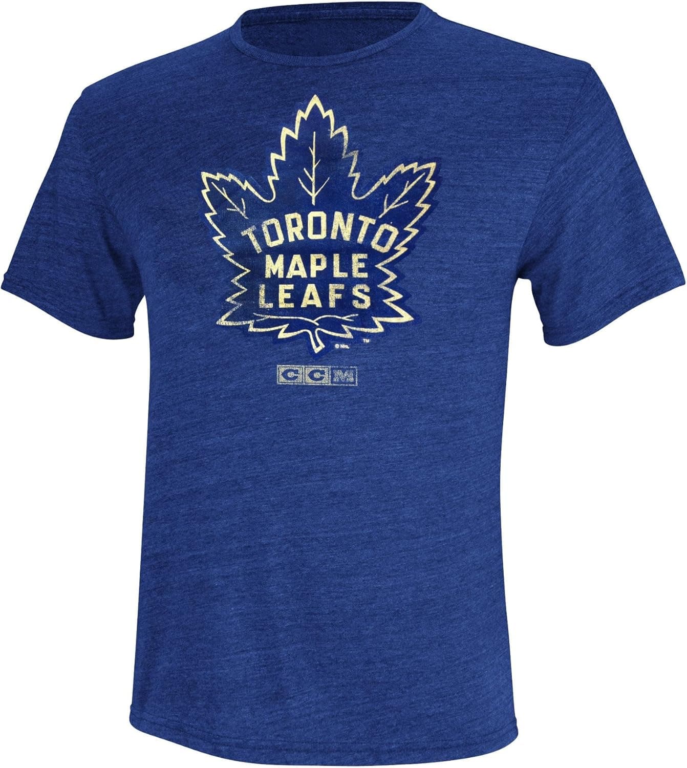 Toronto Maple Leafs CCM Retro Logo Tri-Blend T-Shi