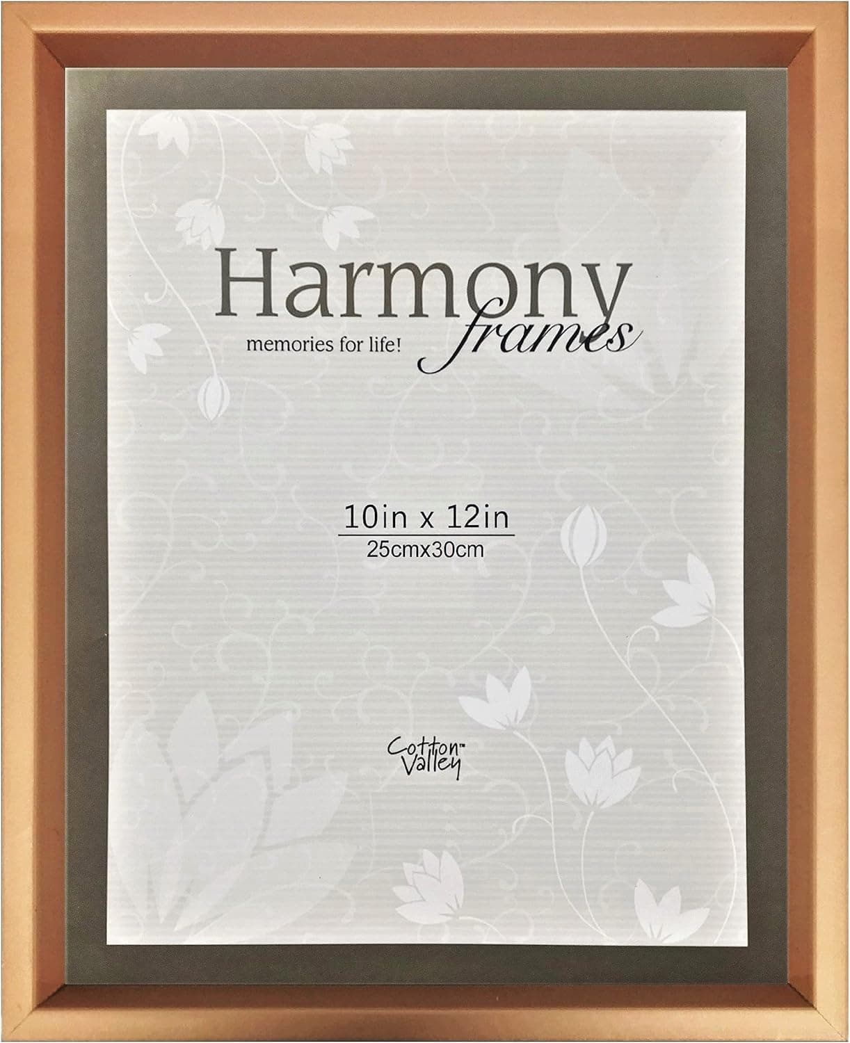 Harmony Frames 10x12 Deep Wood Picture Frame Gallery Display, Pack of 2 (Rose Gold)