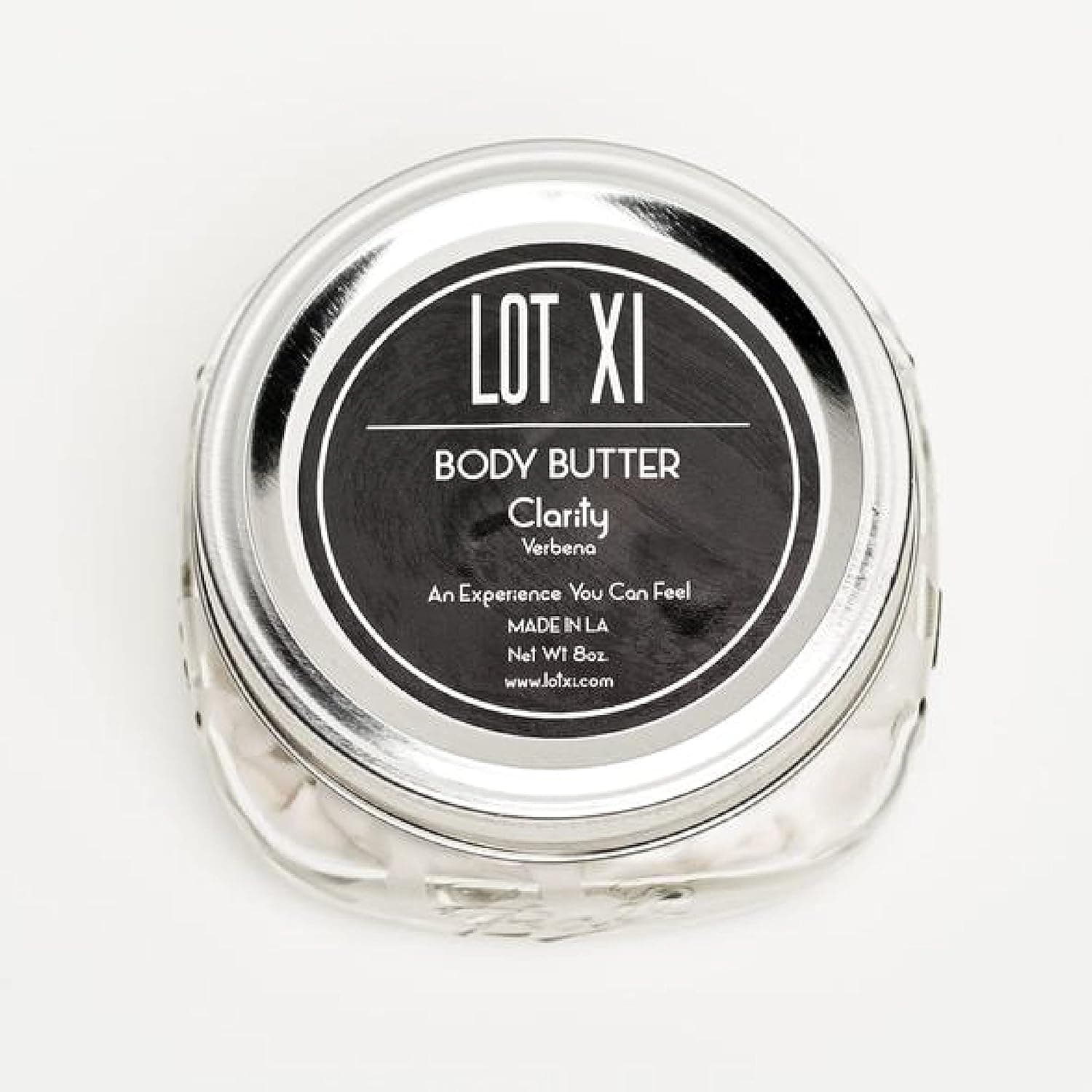 LOT XI - Clarity Body Butter - Verbena - All Natural, Organic, Handcrafted Essential Oil Scented Moisturizer for Soft, Shining, Smooth Skin (8 oz)