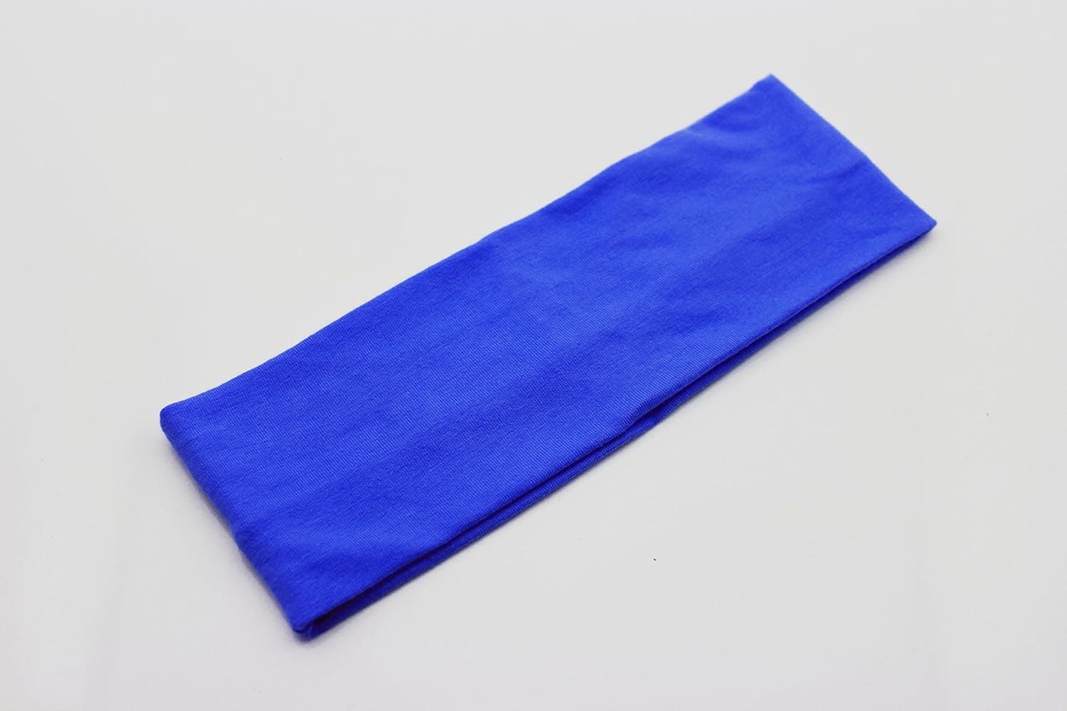DSYJ Pure Cotton Headband for Sports. Head Protection for Men & Woman, Super Sweatband, Absorb Sweat Faster in Running, Basketball, Cycling, Fitness and Yoga (2 Pcs, Black & Blue)