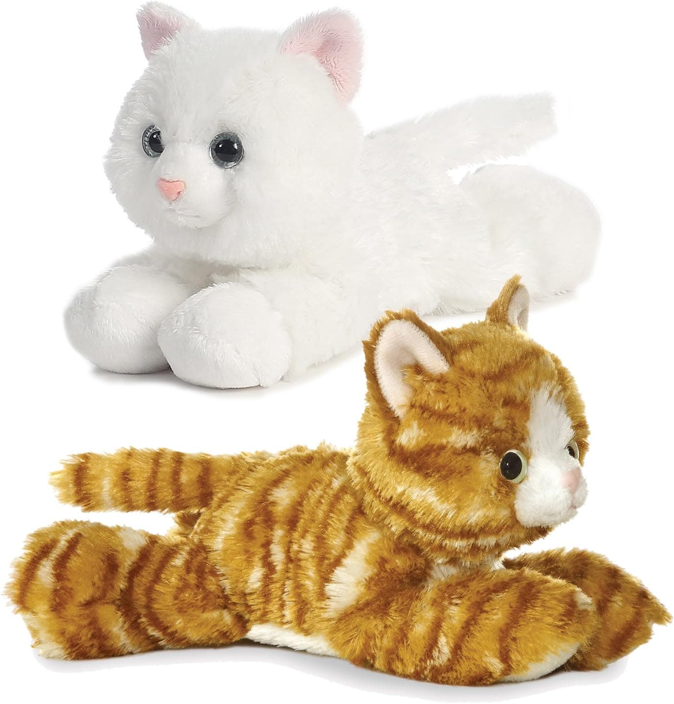 Aurora Bundle of 2 Plush Cats - 8" Molly and Sugar Too