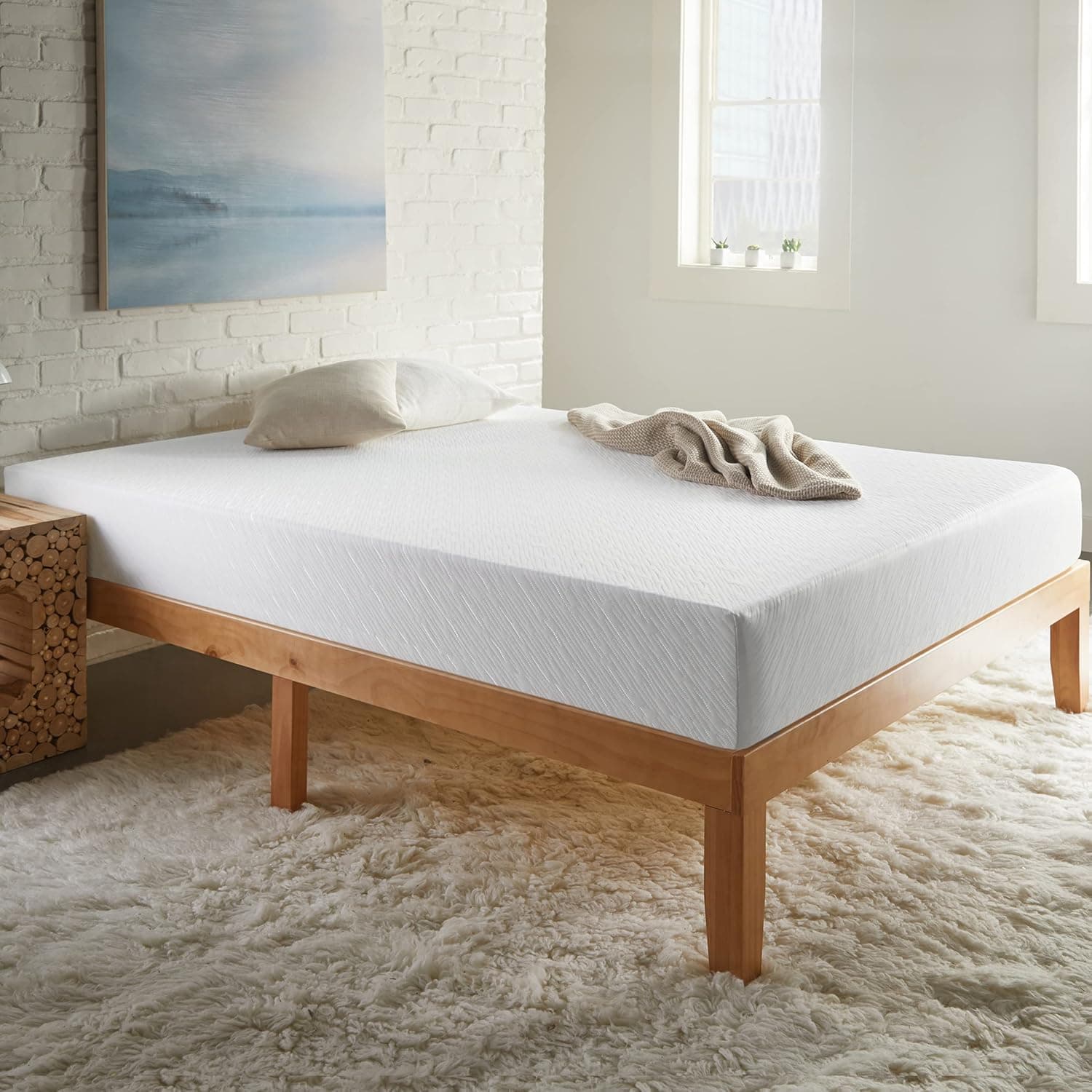 8 Inch Memory Foam Mattress - Medium Plush Feel, CertiPUR-US Foam, Twin XL