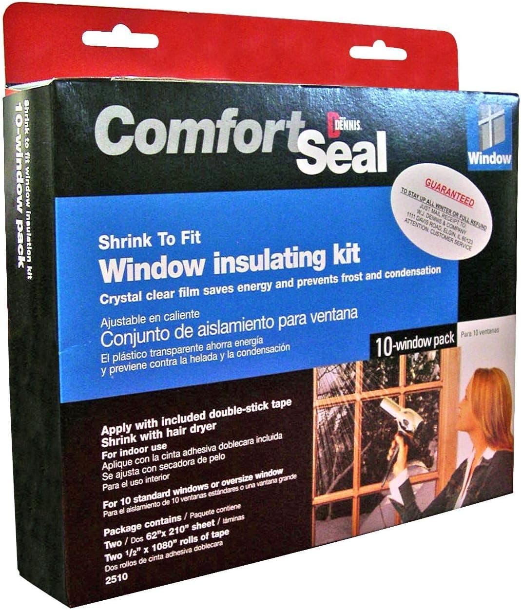 Window Kit Int 1/Pk 42X62+T