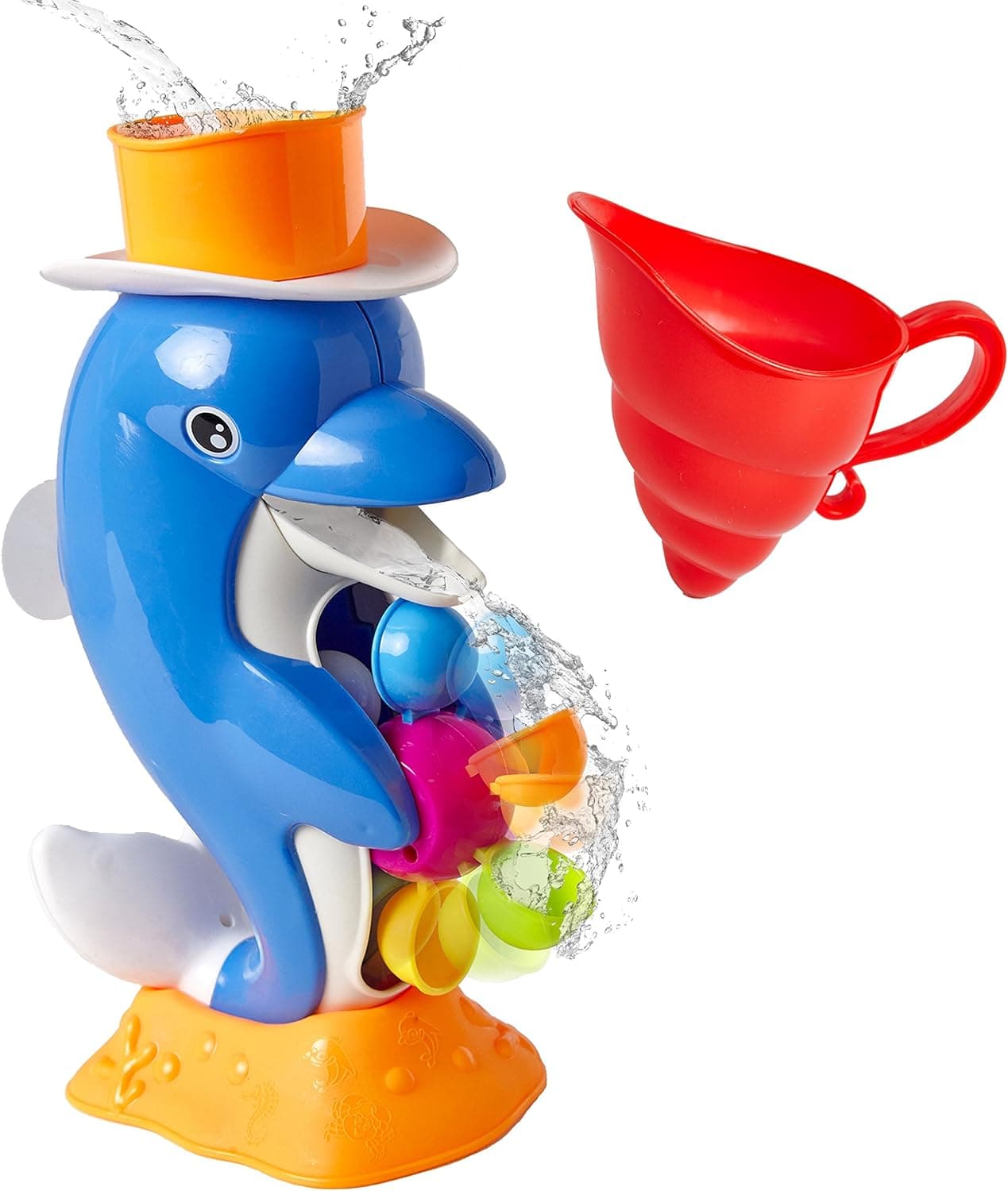 Little Pal | Baby Bath Toy | Dolphin Water Wheel - Bath Time & Beach Fun for Toddlers and Kids. … (Dolphin)