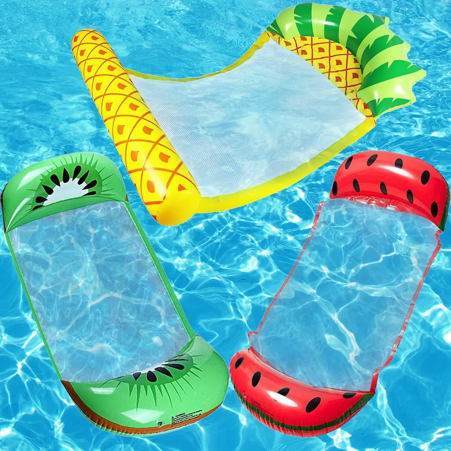 Boxgear Pool Hammock - Inflatable Float for Adults - Cute Bow-Knot Lounge Chair Water Floatie - 4 in 1 Saddle, Chair, Drifter & Floating Device - Swimming Accessories