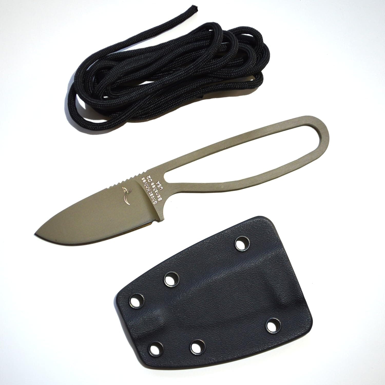 Ghost Knives Banshee D2 - Brown/Black - Made in USA