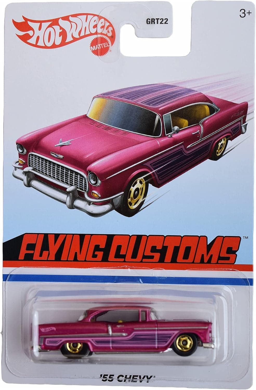 Hot Wheels '55 Chevy, [hot Pink] Flying Customs