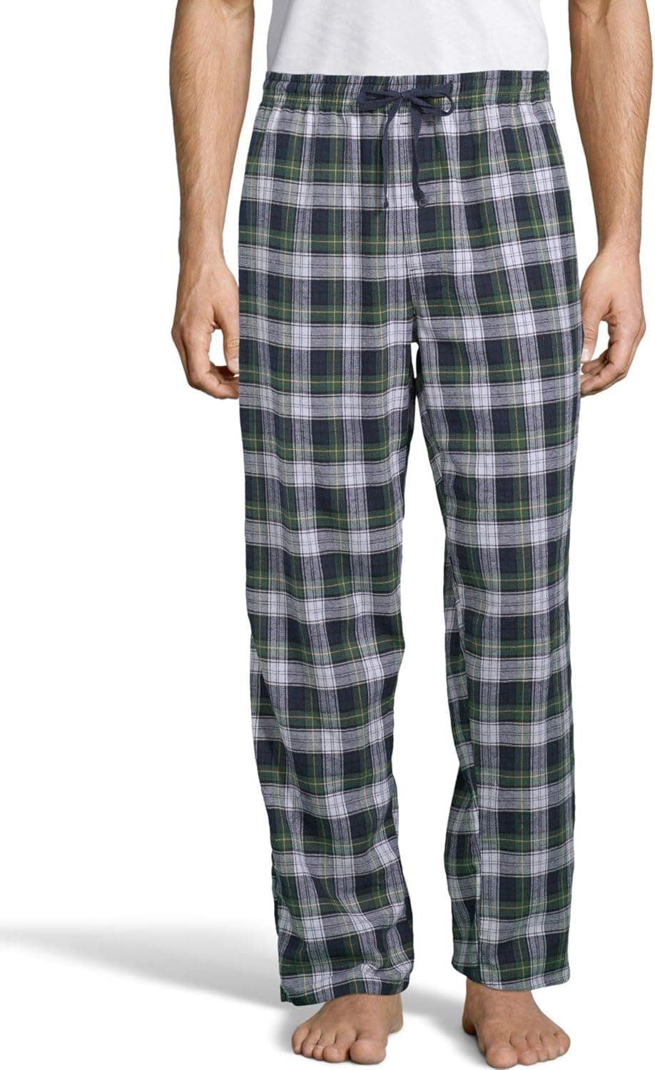 Hanes Men`s Flannel Pants with Comfort Flex Waistband, L