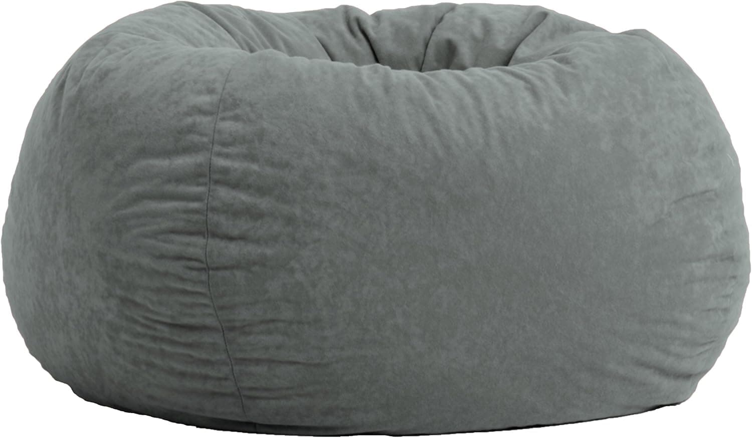 Comfort Research Classic Bean Bag in Comfort Suede, Steel Grey
